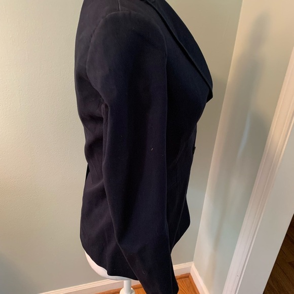 LaVia black Cotton blazer, size 4 - Picture 4 of 7